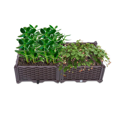 Customizable cheap wholesale PP plastic planting garden bed flowerpot plastic vegetable pot
