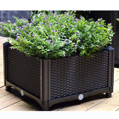 Customizable cheap wholesale PP plastic planting garden bed flowerpot plastic vegetable pot